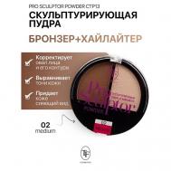 Скульптурирующая пудра и хайлайтер PRO SCULPTOR POWDER TF