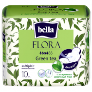Прокладки FLORA Green tea BELLA