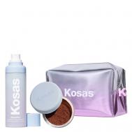 Набор: Пудра Cloud Loose Powder + Спрей Setting Spay + Косметичка KOSAS