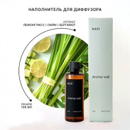 Наполнитель для диффузора — Лемонграсс, Лайм, Бергамот N.051 100 AROMA WALL