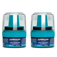 Крем для обуви САМОБЛЕСК в пластиковой банке с намазком 2 Дивидик