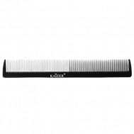 Гребень пластиковый без ручки, двойной, цвет черный Kaizer