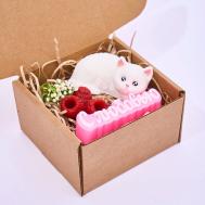 Мыло ручной работы зайчик и малина 100 SKUINA