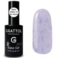Каучуковая гель база поталь для ногтей Grattol