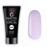 Полигель для наращивания, ремонта ногтей Grattol