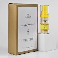 Двухкомпонентная сыворотка для лица с порошком витамина С Compound Trinity C 8 Matrigen