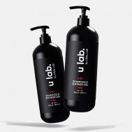 Парфюмированный мужской гель для душа и шампунь 2000 РЯБИНА