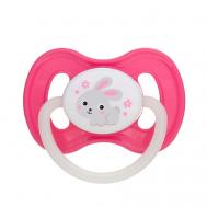Пустышка латексная Bunny&Company круглая 6-18 месяцев Canpol Babies