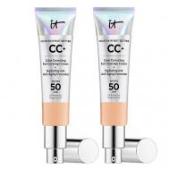 СС-крем с антивозрастным уходом Your Skin But Better SPF 50 Duo,2 шт IT Cosmetics