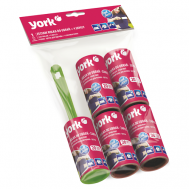 Ролик-щётка для одежды 20 листов + 4 сменных блока York