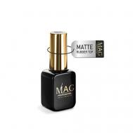 Матовый топ для ногтей без липкого слоя RUBBER TOP MATTE 15 MAG NAILS BEAUTY PROFESSIONAL