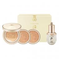 Набор:Кушон Mi Luxury Golden Cushion Glow + Сменный блок + Эссенция для лица THE HISTORY OF WHOO