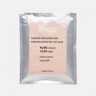 Маска для лица альгинатная отшелушивающая, очищающая, лифтинг с экстрактом папайи, аргинин 30 MERBELLE