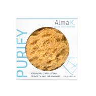 Губка для душа пропитанная мылом Soap Infused Bath Sponge ALMA K