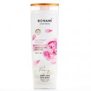 Гель для душа с пантенолом, увлажнение и питание, аромат пиона и розы 400 BONAMI
