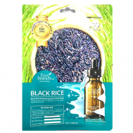Ампульная тканевая маска с черным рисом 25 ECOBRANCH