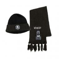Шапка и шарф Wednesday