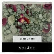 Мерцающая соль для ванны "Зеленый чай" с шиммером и сухоцветами 150 Solace