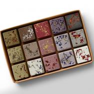 Набор бомбочек для ванны  (15 шт) с солью, шиммером, сухоцветами Solace