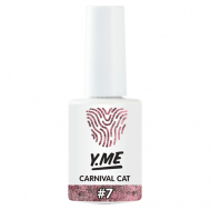 Гель-лак Carnival Cat с кошачьим эффектом и блестящими шестигранниками внутри 10 Y.ME