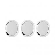 Набор овальных ручных зеркал Oval Hand Mirror 3ce