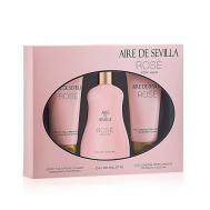 Набор Aire de Sevilla Rosè: Туалетная вода + Крем для тела + Гель для душа Instituto Espanol
