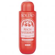 Шампунь для волос "Увлажнение и блеск" Peach Waterdrop 400 Solzao
