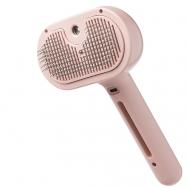 Паровая расческа для кошек и собак Levity White / Щетка с паром для животных TENBERG