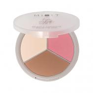 Палетка для скульптурирования лица BEAUTY CONTOUR 3в1 Mixit