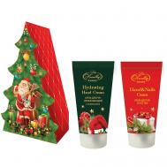 ПОДАРОЧНЫЙ НАБОР Елка с Дедом морозом, крем для рук увлажняющий + крем для рук и ногтей 100 LISS KROULLY