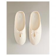 Домашние тапочки Mule с бантом ZARA HOME