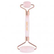 Роллер-массажер для лица двусторонний из розового кварца Grace and Stella