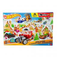 Адвент-календарь Hot Wheels 2025 Mattel