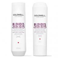 Набор Dualsenses Blondes & Highlights: Шампунь + Кондиционер Goldwell