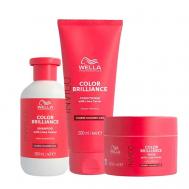Набор для ухода за волосами INVIGO Color Brilliance Coarse WELLA