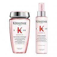 Набор Genesis: Шампунь Bain Hydra-Fortifiant + Cпрей Defense Thermique Kérastase