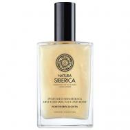 Увлажняющий парфюмированный мист для волос лица и тела с золотым шиммером Northern Lights 100 Natura Siberica