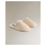 Тапочки из вафельной вязки ZARA HOME