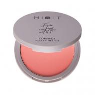 Румяна для лица COMPACT BLUSH компактные матовые Mixit