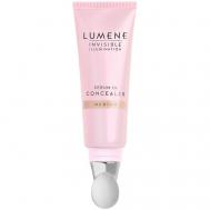 Увлажняющий и подсвечивающий консилер Invisible Illumination Serum in Concealer Lumene