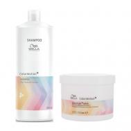 Набор для ухода за волосами ColorMotion: Шампунь + Маска WELLA
