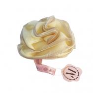 Губка-цветок для душа желтая MEA