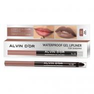 Водостойкий гелевый лайнер для губ с растушевкой Alvin D'or