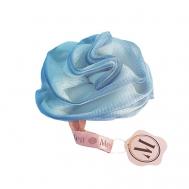 Губка-цветок для душа синяя MEA