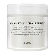 Тонер-пэды для лица отшелушивающие с салициловой кислотой 2% Salicylic Acid Clear Pad Dr. Althea