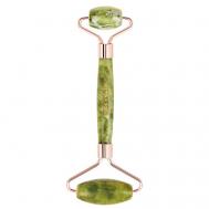 Роллер-массажер для лица двусторонний из нефрита Grace and Stella