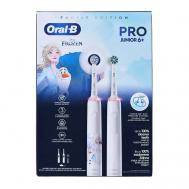 Набор: Электрическая зубная щетка Oral-B Pro 3 3000 White + Junior Frozen BRAUN