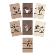 Салфетки вафельные DEVON c вышивкой KARNA