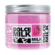 Гель-скраб для душа Молоко и Земляника 400 DOLCE MILK