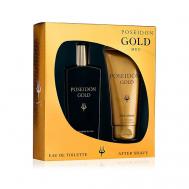 Набор Poseidon Gold: Туалетная вода + Лосьон после бритья Instituto Espanol